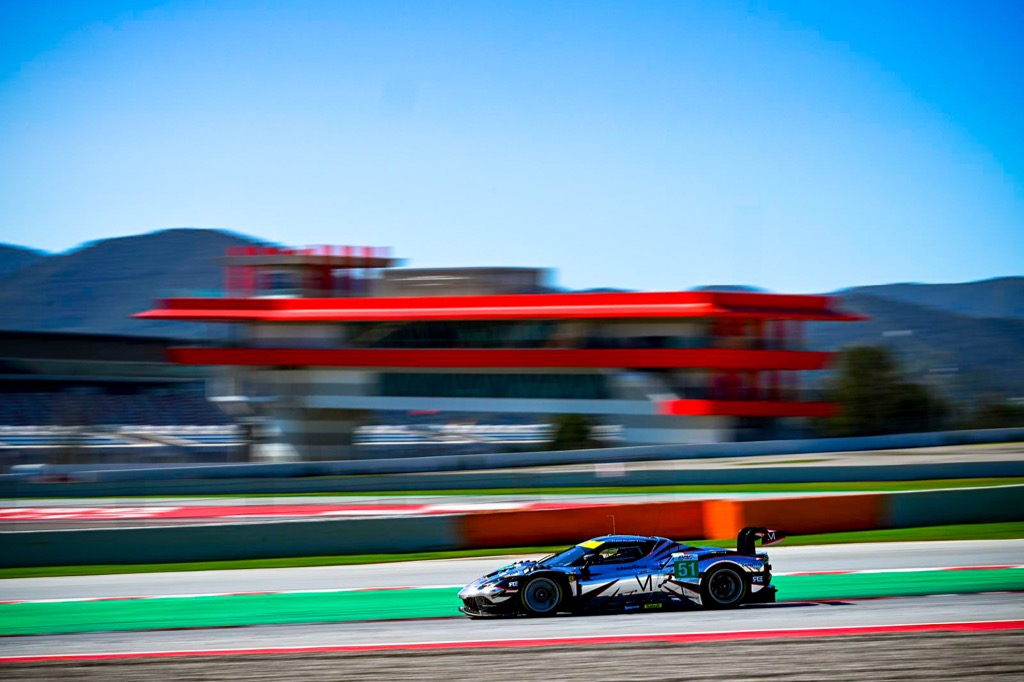 Conrad Laursen tæt på podiet i Barcelona
(Foto: AF Corse)